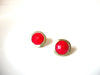 Retro Silver Red Earrings 101020