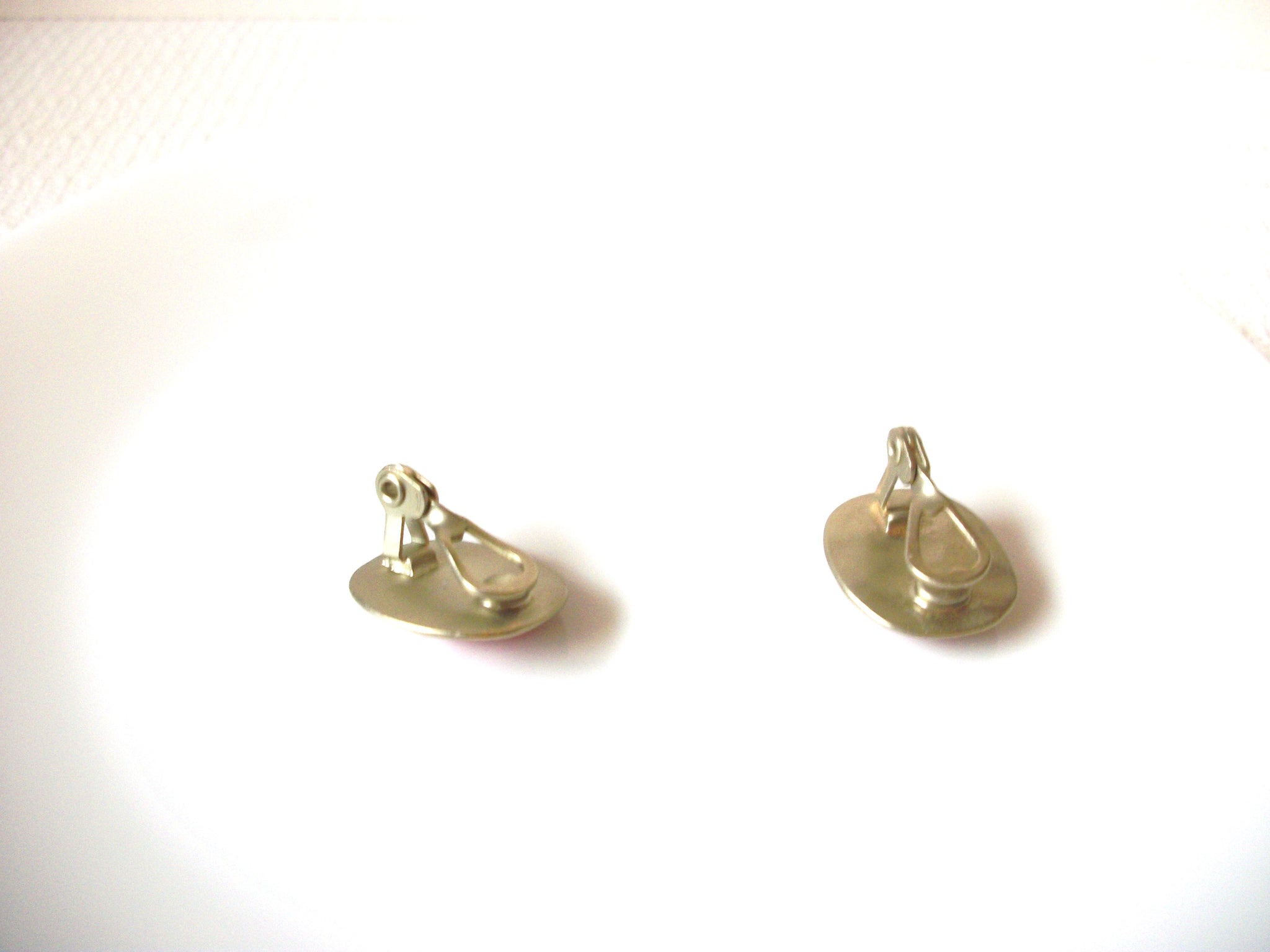 Retro Silver Red Earrings 101020