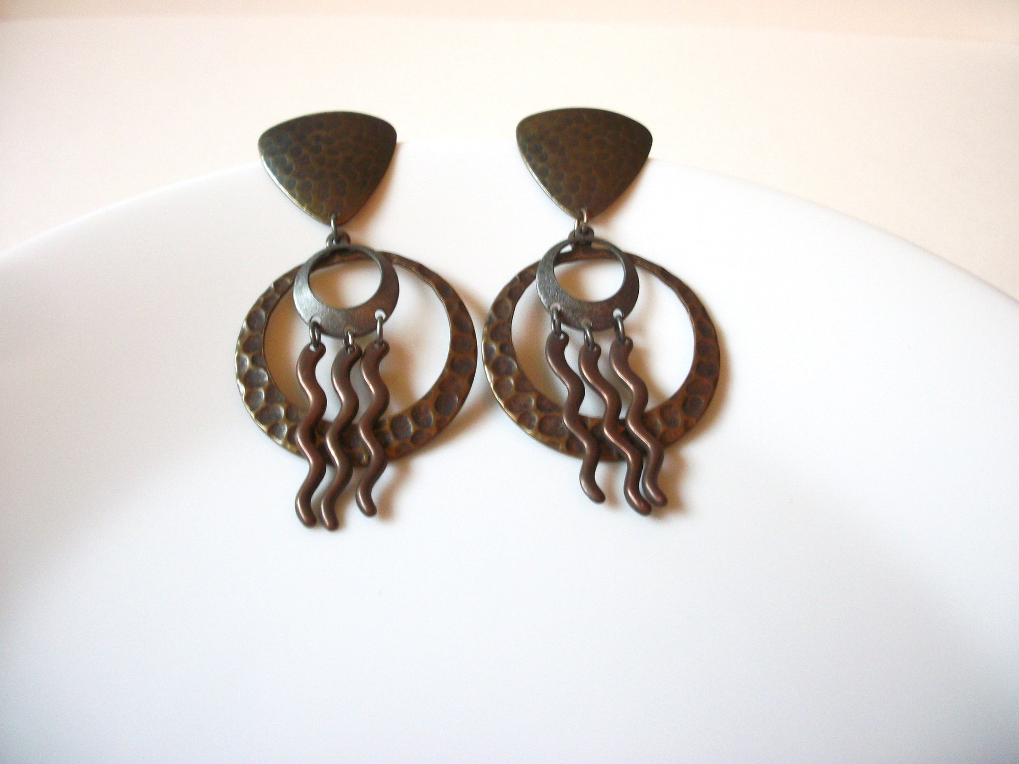 Bohemian Bronze Dangle Earrings 71020