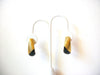 Retro Retro Gold Black Earrings 101120