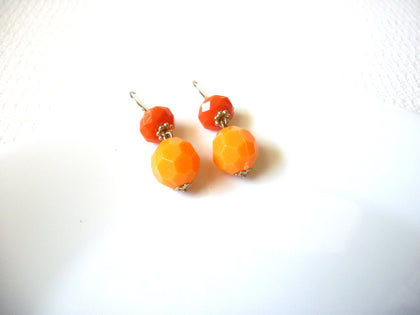 Retro Orange Dangle Earrings 101120