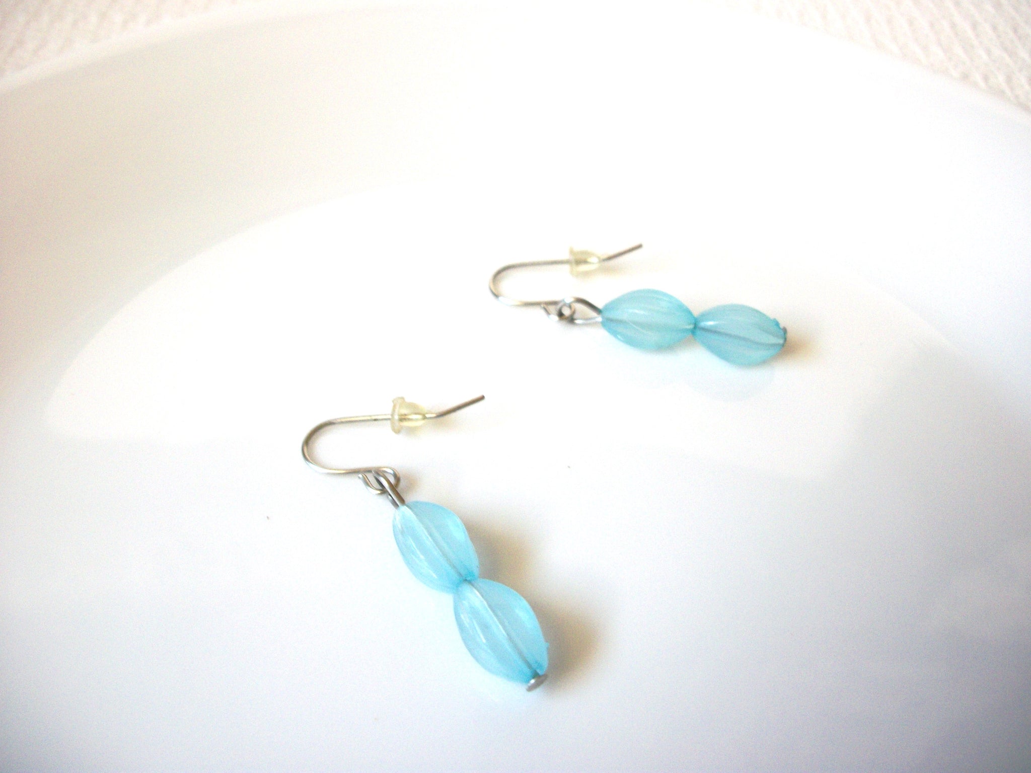 Retro Icy Blue Earrings 101120