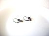 Victorian Black Glass Earrings 101120