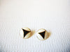 Retro Gold Cream Black Earrings 101120