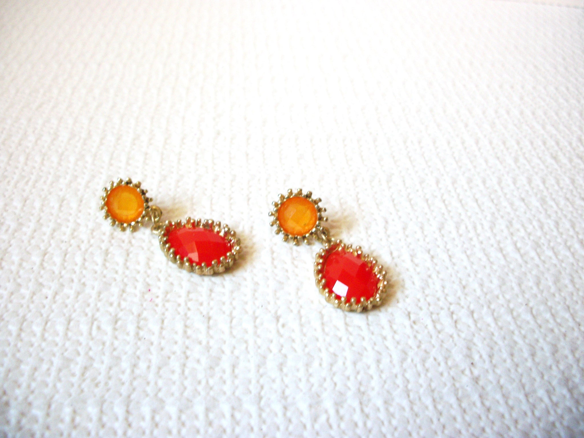 Retro Orange Earrings 101120