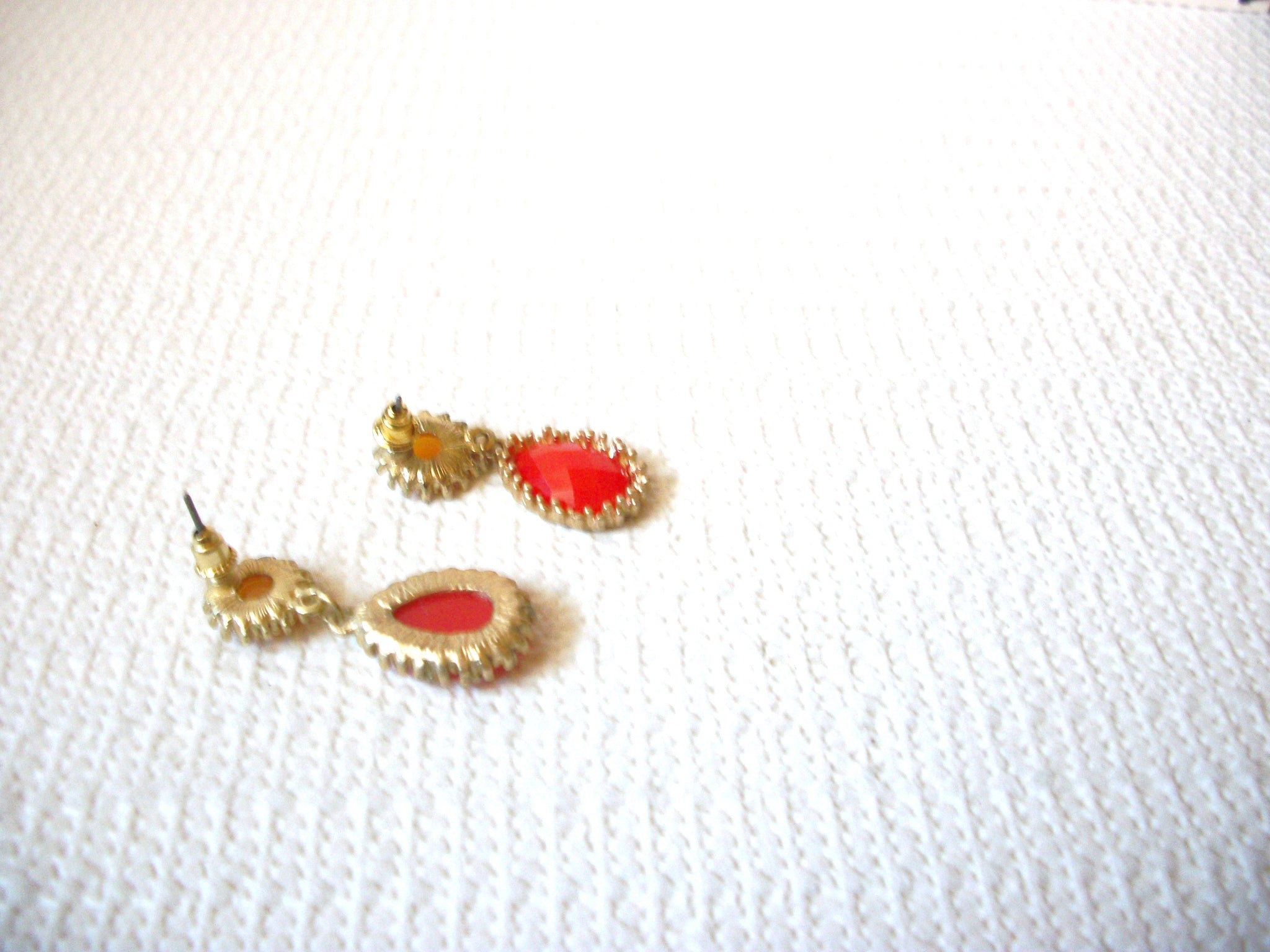 Retro Orange Earrings 101120