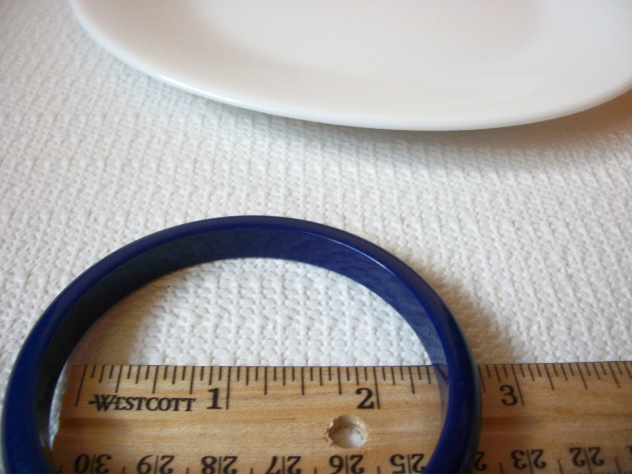 Retro Dark Blue Bangle Bracelet 101220