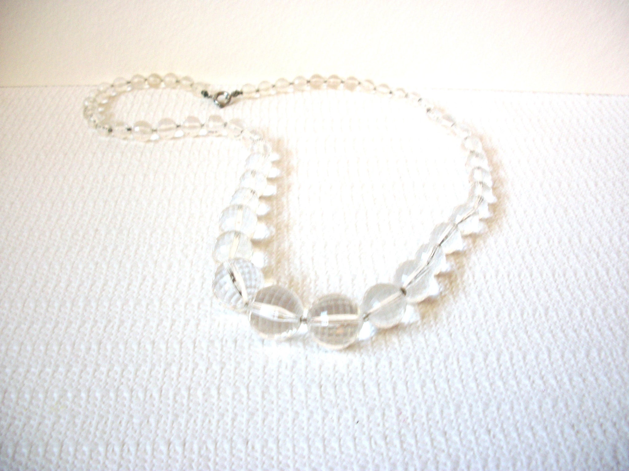 Retro Clear Beads Necklace 101320