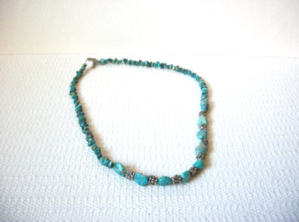 Vintage Turquoise Stone Necklace 101320