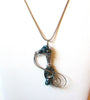 Retro Paua Abalone Necklace 101320