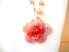 Vintage Pink Rose Quartz Shell Necklace 101420