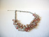 Vintage NY Cluster Glass Pearl Necklace 101420