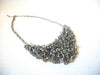 Vintage Silver Rhinestones Necklace 101420