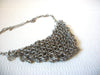Vintage Silver Rhinestones Necklace 101420