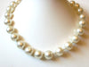Vintage Hand Molded Lucite Pearl Necklace 101420