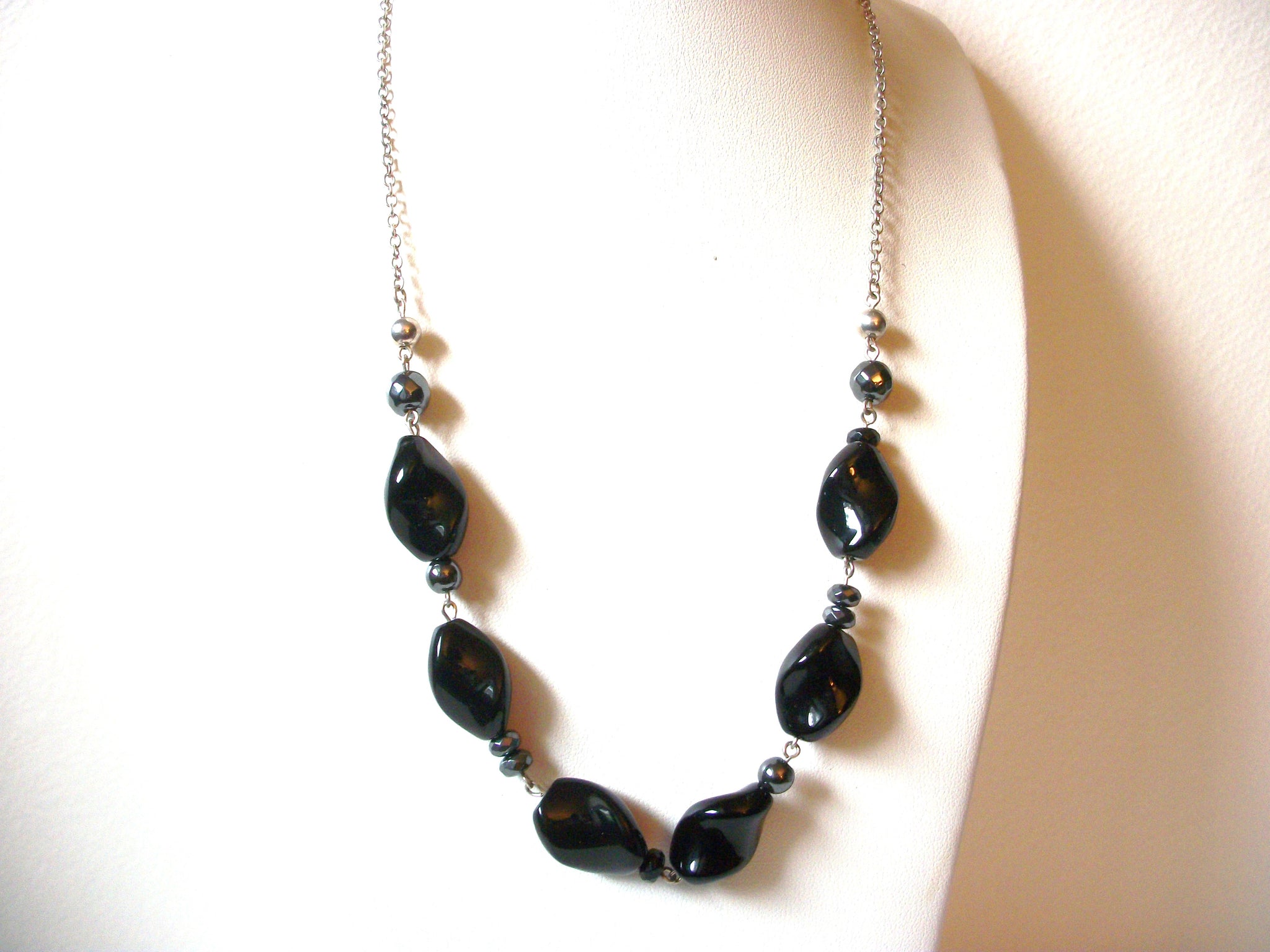 Sterling Silver Black Onyx Necklace 101520