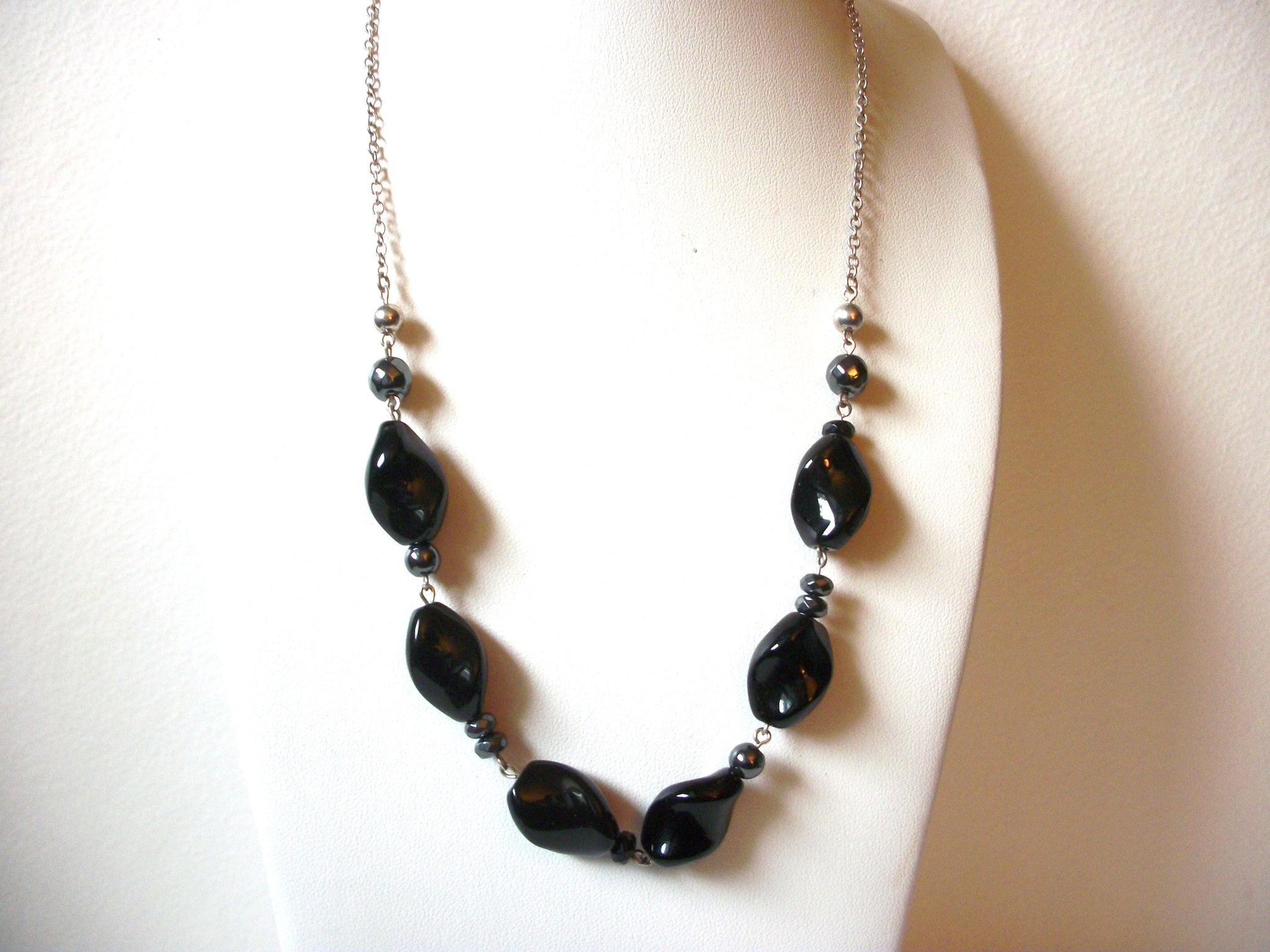 Sterling Silver Black Onyx Necklace 101520
