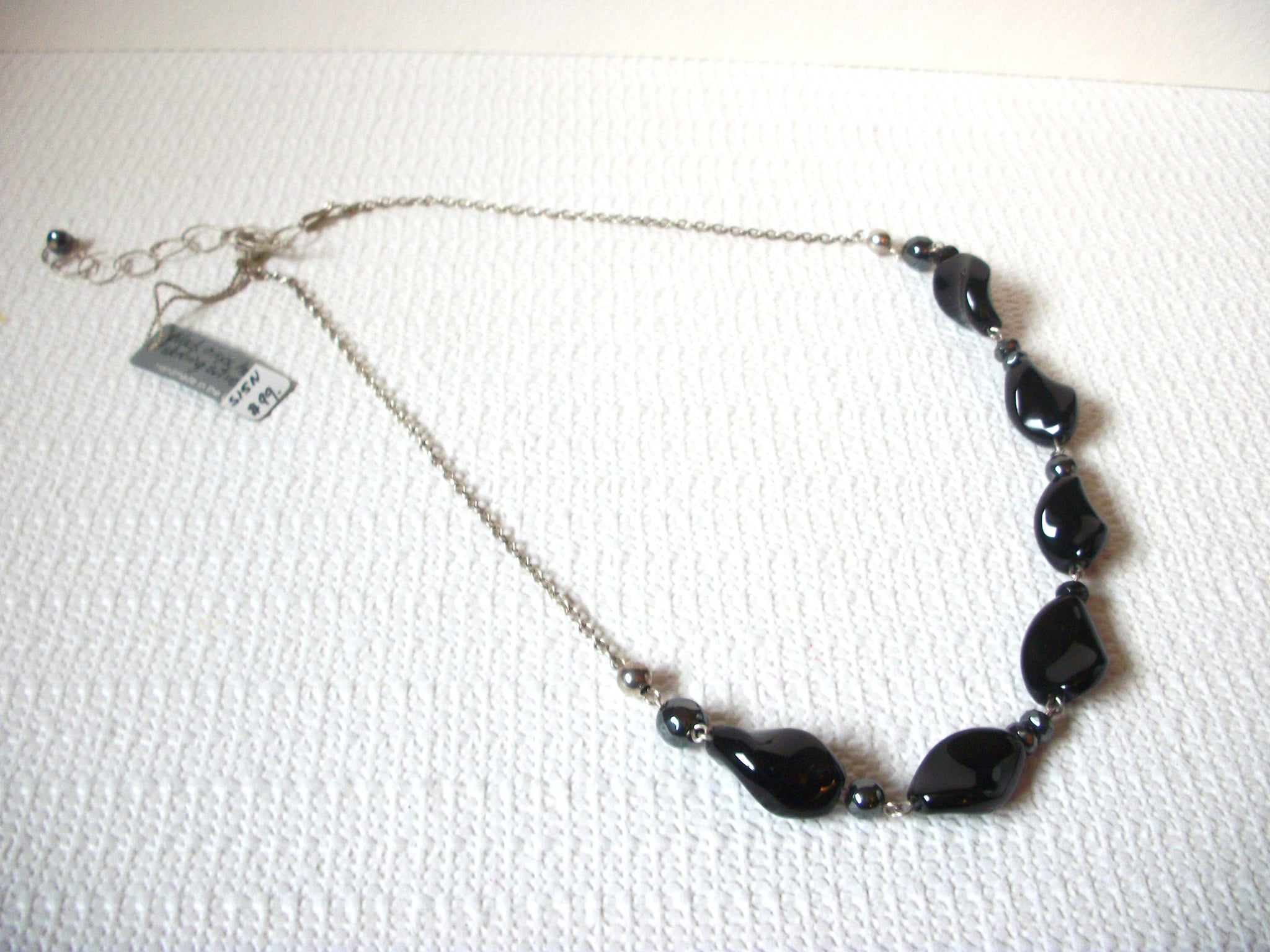 Sterling Silver Black Onyx Necklace 101520