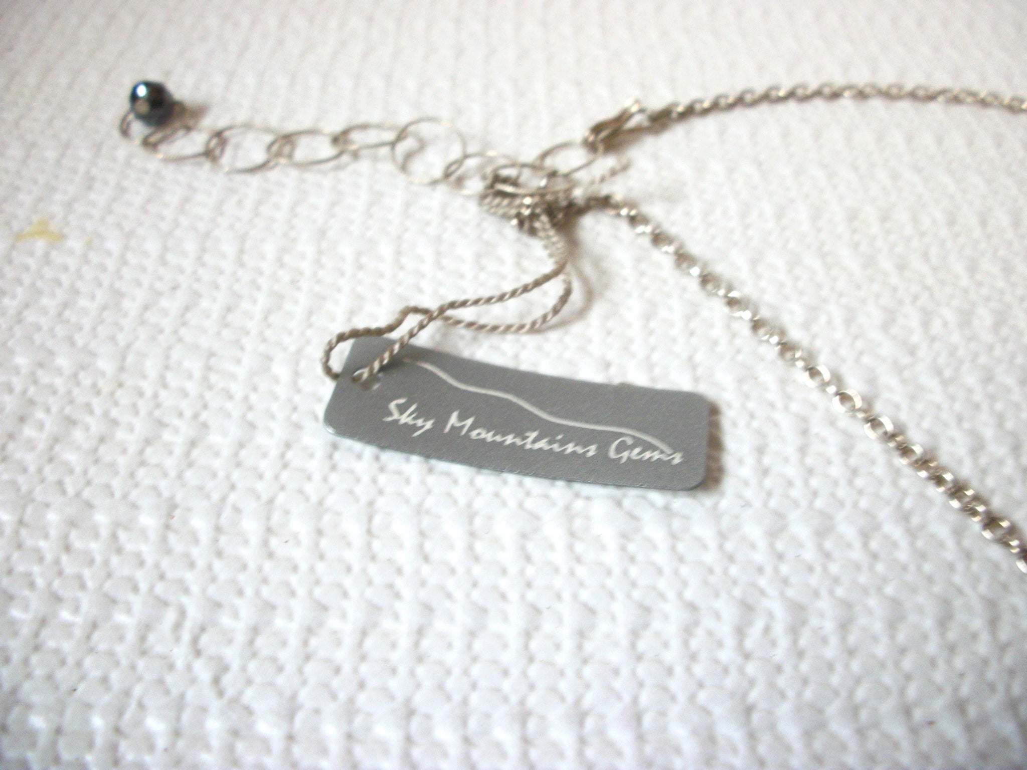 Sterling Silver Black Onyx Necklace 101520