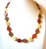 Retro Fall Color Stone Beads Necklace 101520