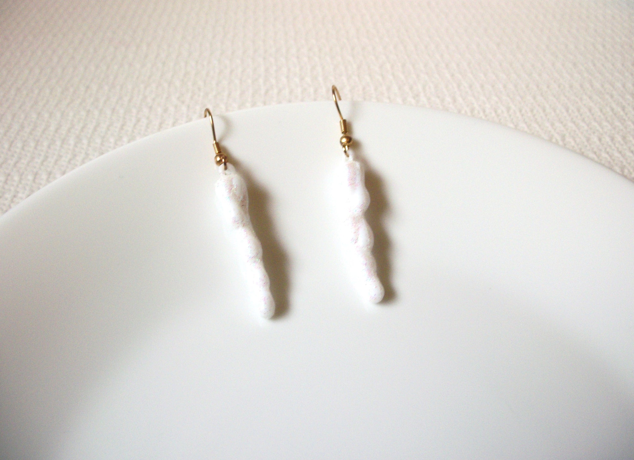 Retro Glitter Ice Cycle Dangle Earrings 101720