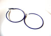 Retro Purple Hoop Earrings 101620