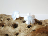 Vintage Mother Of Pearl Flower Earrings 71720
