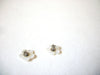Vintage Mother Of Pearl Flower Earrings 71720