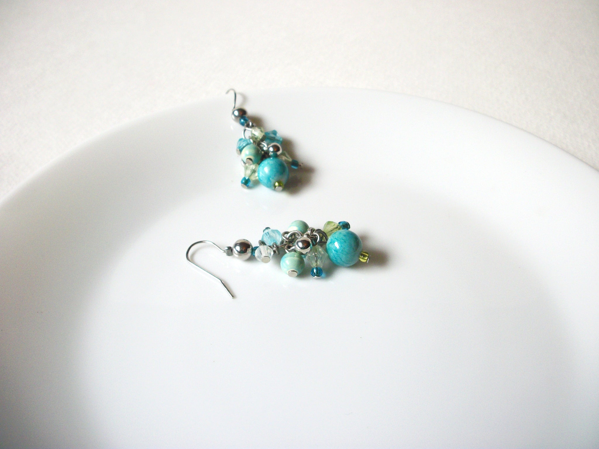 Bohemian Blue Dangle Earrings 71820