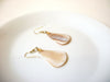 Vintage Shell Dangle Earrings 71820