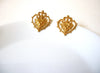 Vintage Royal Crown Earrings 71820
