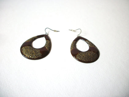 Bohemian Bronze Brown Dangle Earrings 72320