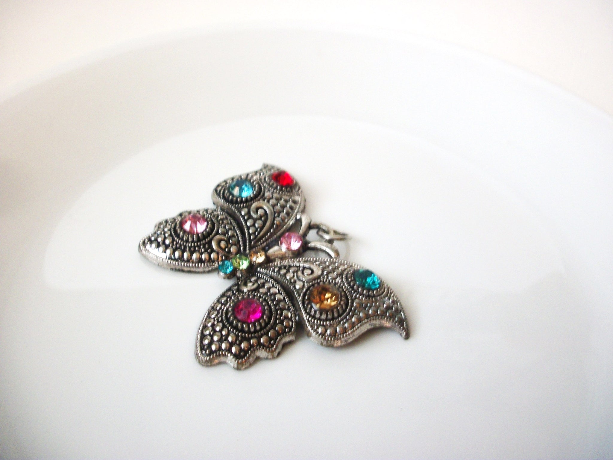 Retro Colorful Rhinestones Butterfly 72520