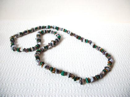 Vintage Semi Precious Stones Necklace 72620