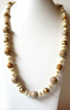 Vintage Neutral Beads Necklace 73020