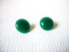 Vintage Green Lucite Earrings 73020