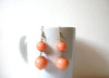 Retro Coral Earrings 73020