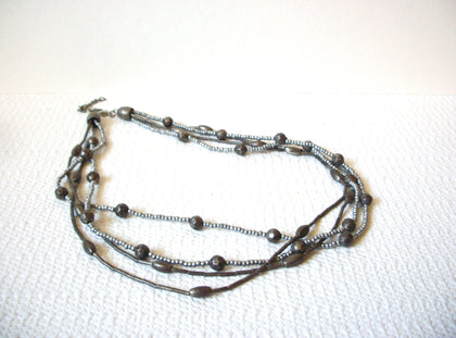 Retro Metal Silver Necklace 80220
