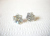 Vintage Sparkling AB Crystal Earrings 80220