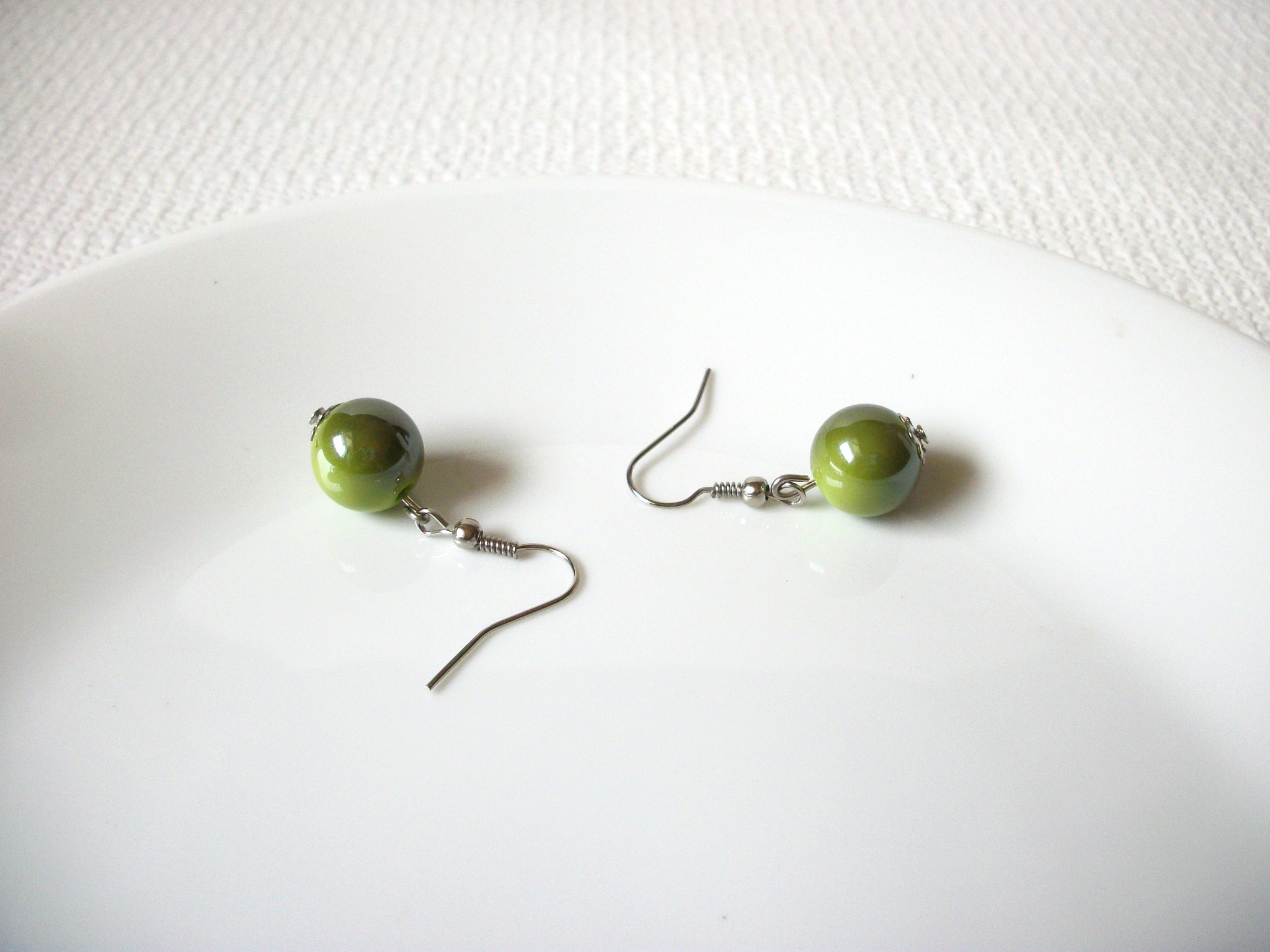 Retro Peridot Dangle Earrings 80320
