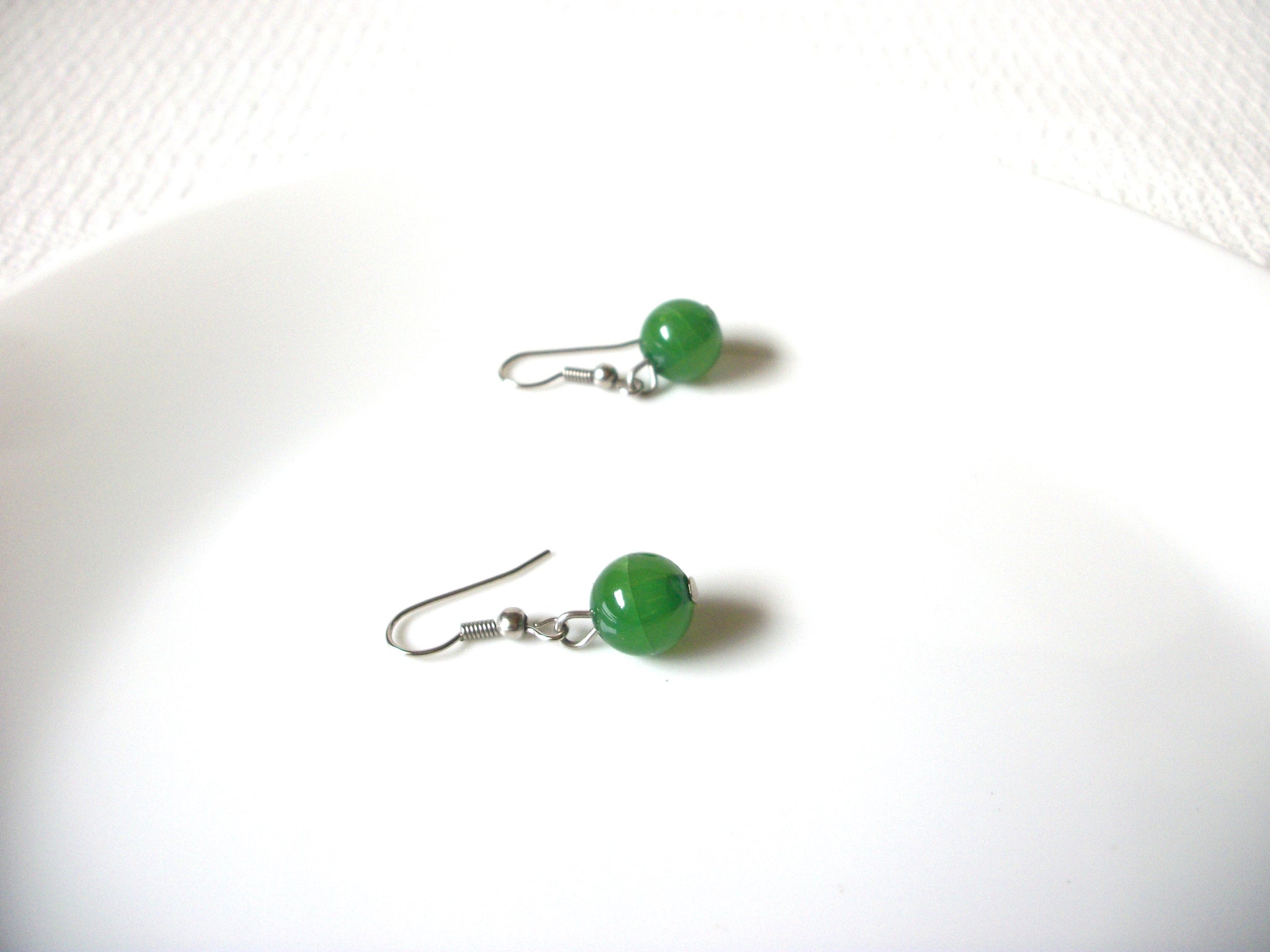 Retro Green Dangle Earrings 80320