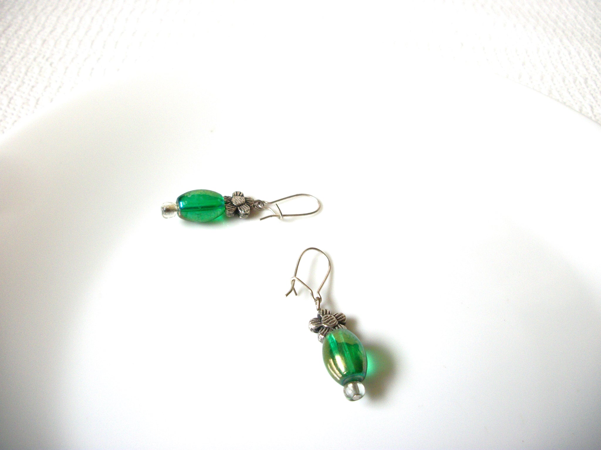 Retro Green Dangle Earrings 80320