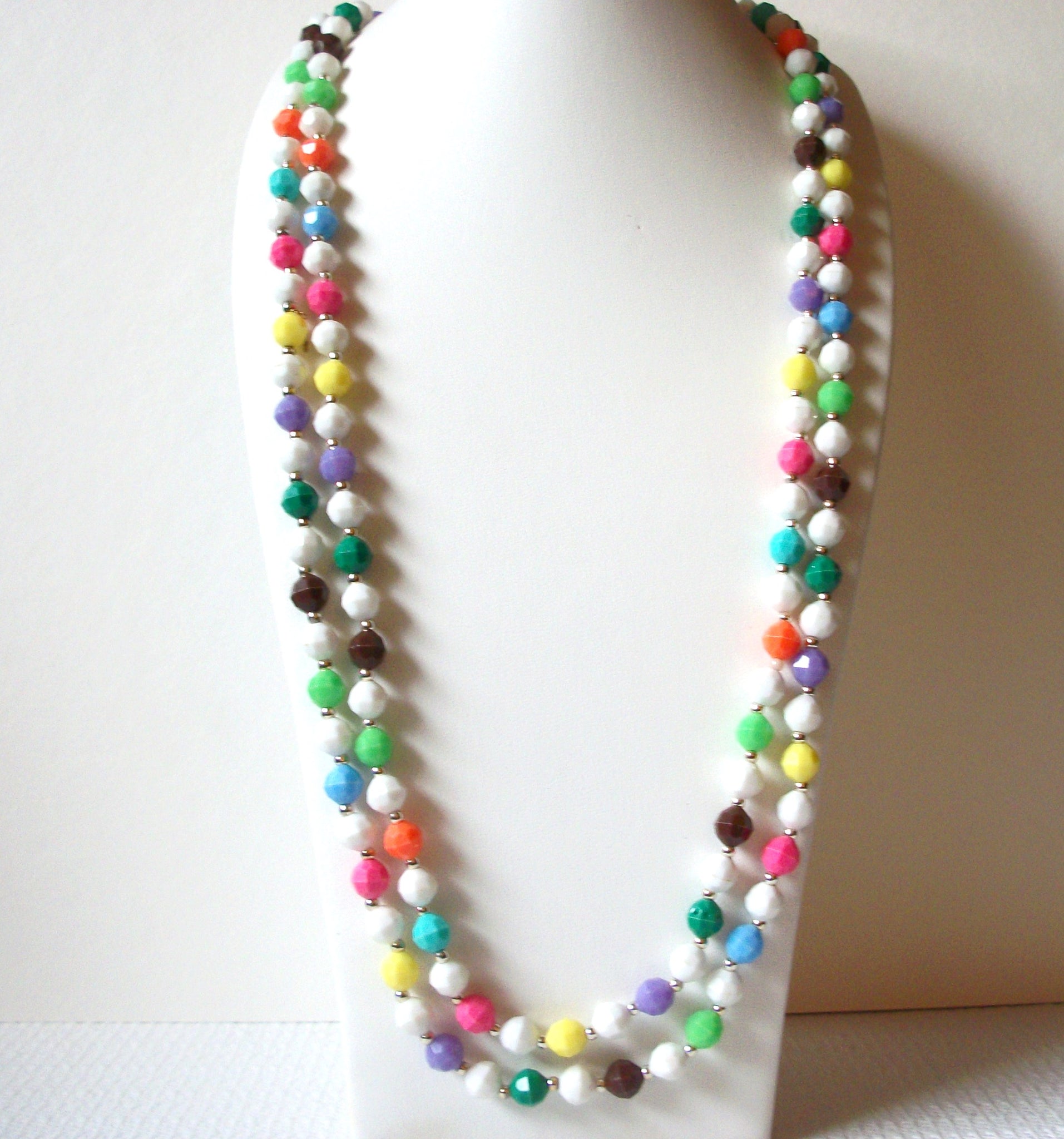 Retro 72 Inch Colorful Necklace 80320
