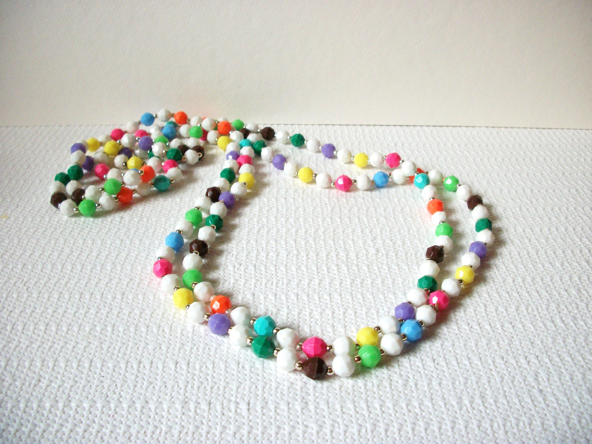 Retro 72 Inch Colorful Necklace 80320