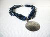 Vintage Stone Glass Necklace 80420