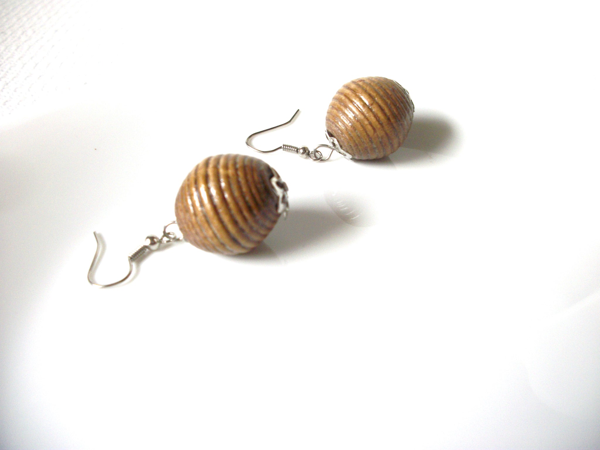Vintage Wooden Earrings 80420