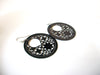 Retro Spanish Black Flower Earrings 80420