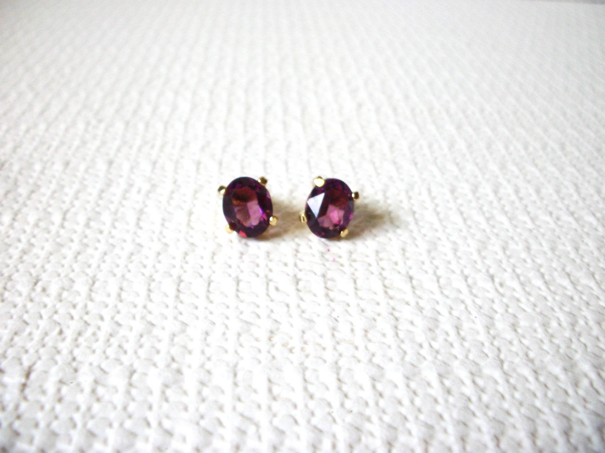 Amethyst Stud Earrings 80420