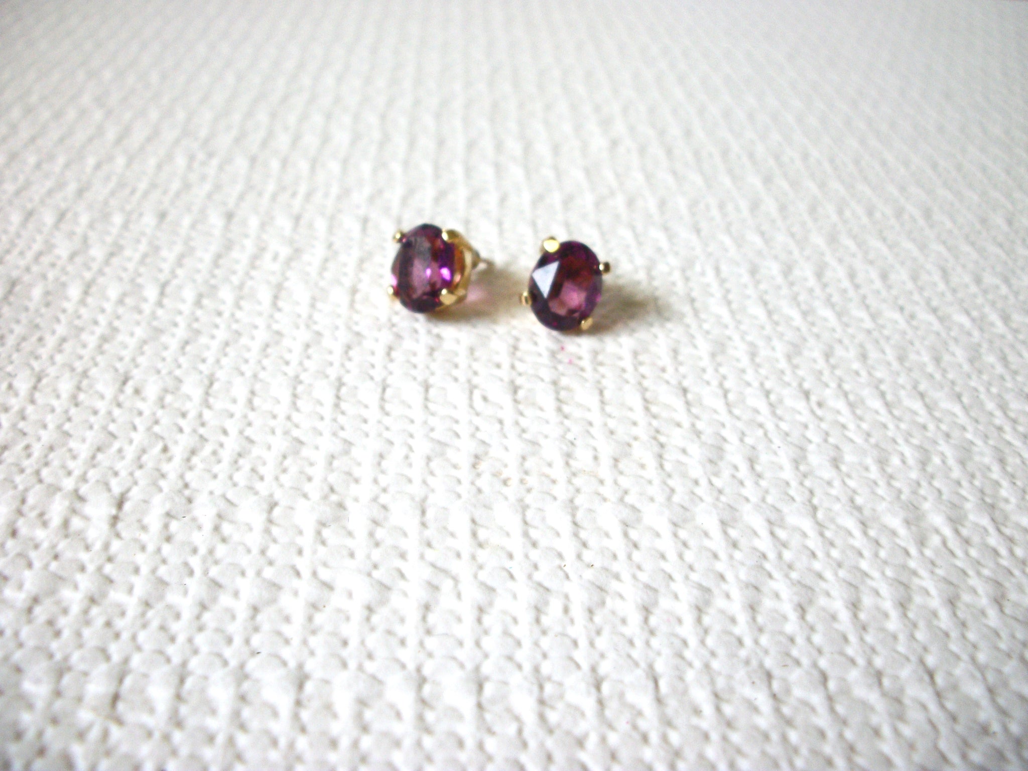 Amethyst Stud Earrings 80420