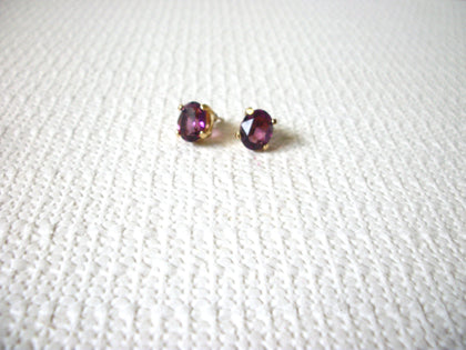 Amethyst Stud Earrings 80420